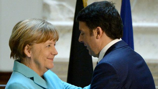 Angela Merkel i Matteo Renzi