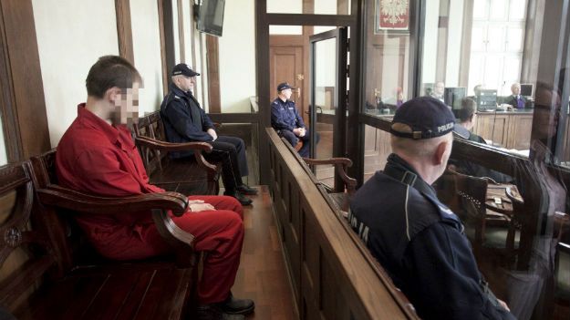 Samuel N. podczas rozprawy końcowej