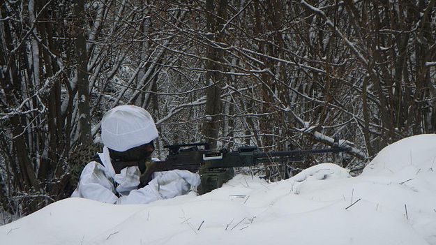 Szkolenie w Bieszczadach wojskowych z 21 Brygady Strzelców Podhalańskich