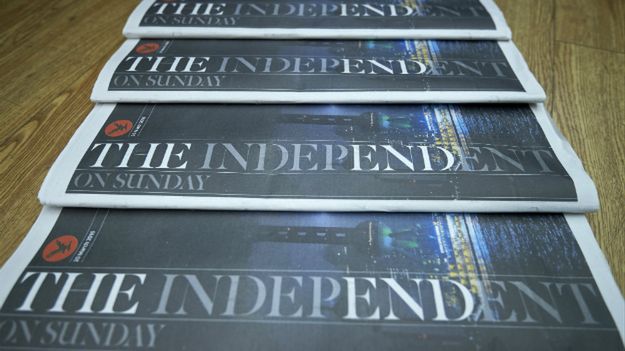 Ostatni numer "Independent on Sunday"