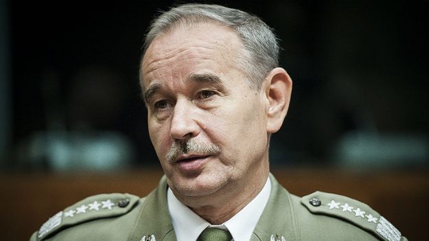 Szef Sztabu Generalnego WP generał Mieczysław Gocuł