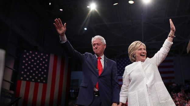 Bill i Hillary Clintonowie