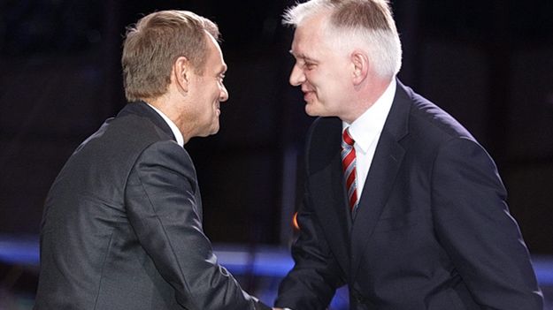 Donald Tusk i Jarosław Gowin w 2013 r.