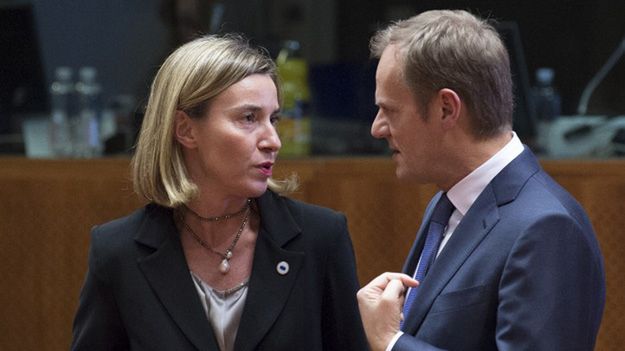 Federica Mogherini i Donald Tusk