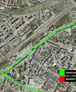 Remont torowiska w centrum Sosnowca. Spore utrudnienia