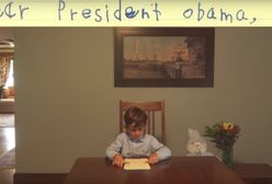 "Będę traktował go jak brata". Wzruszający list 6-latka do Baracka Obamy