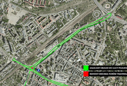 Remont torowiska w centrum Sosnowca. Spore utrudnienia