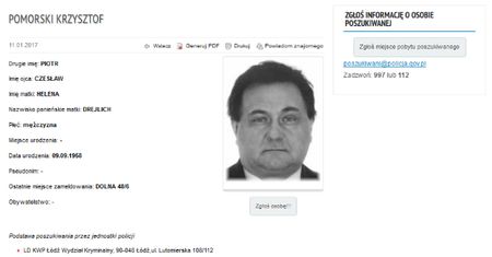 Afera pedofilska. To jego szuka policja