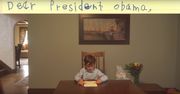 "Będę traktował go jak brata". Wzruszający list 6-latka do Baracka Obamy