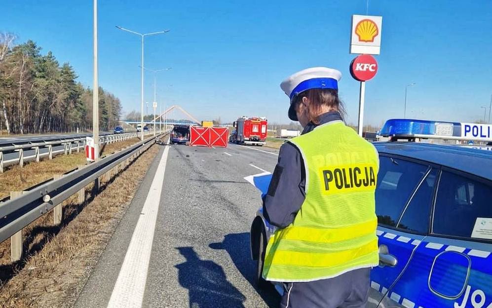 Tragiczny wypadek na autostradzie A4. Nie żyje 28-latek