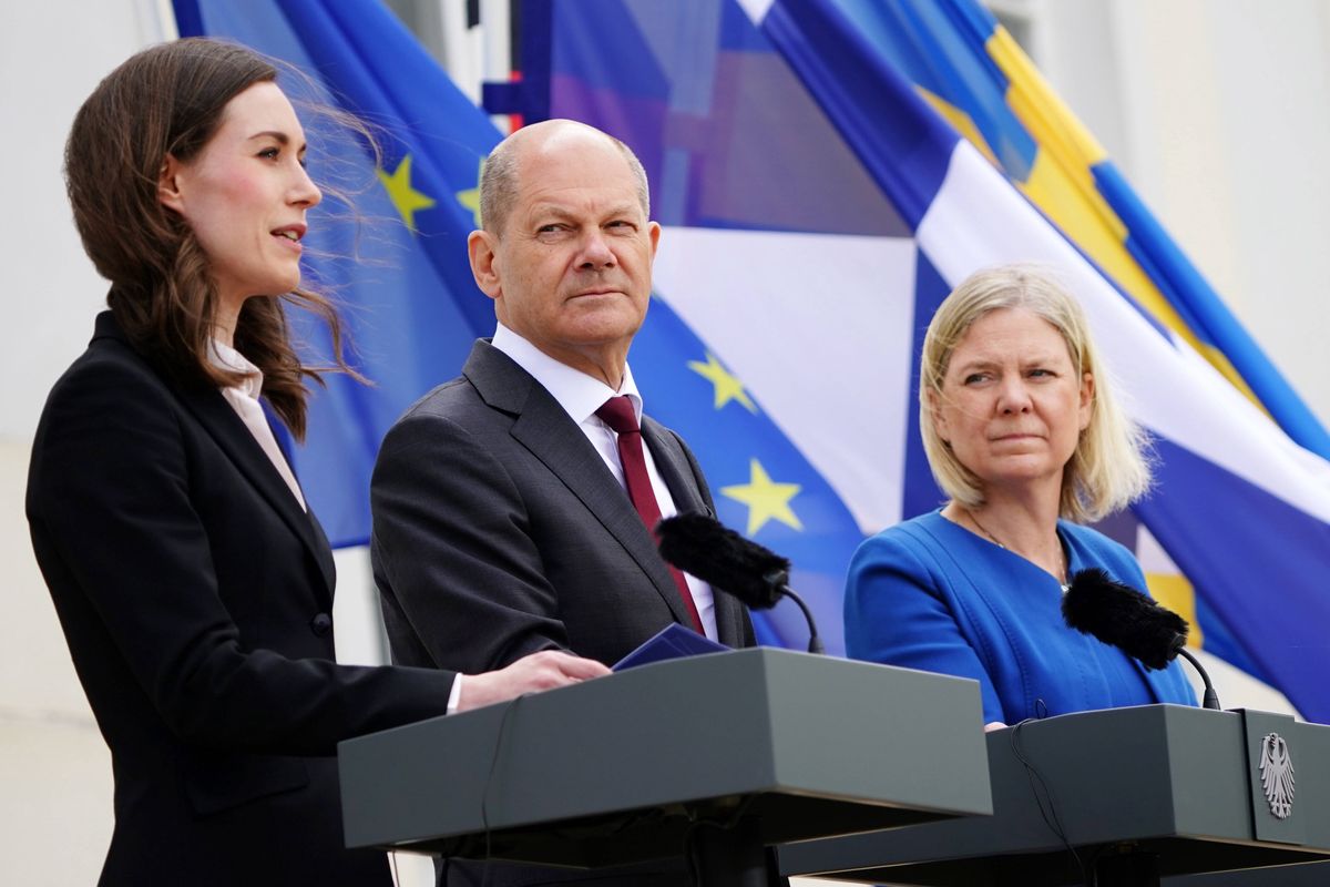 Na zdjęciu: premier Finlandii, kanclerz Niemiec i premier Szwecji 