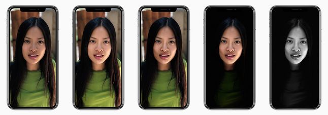 Różne rodzaje oświetlania w trybie portretowym w iPhonie X