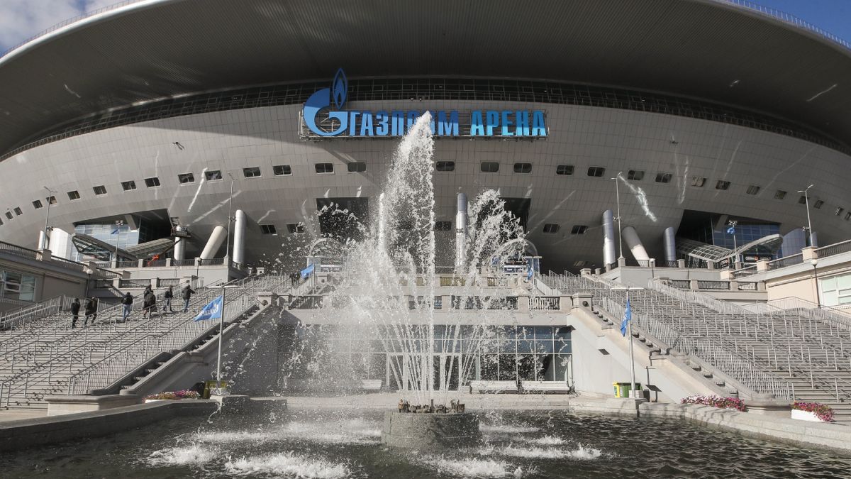 Gazprom Arena, Stadion Kriestowskij w Sankt Petersburgu, na którym ma odbyć się finał Ligi Mistrzów 2022