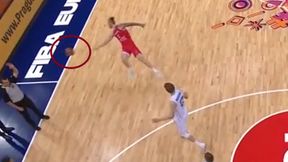 Filmik z udziałem Polaka na koncie EuroBasketu. To musiało boleć!