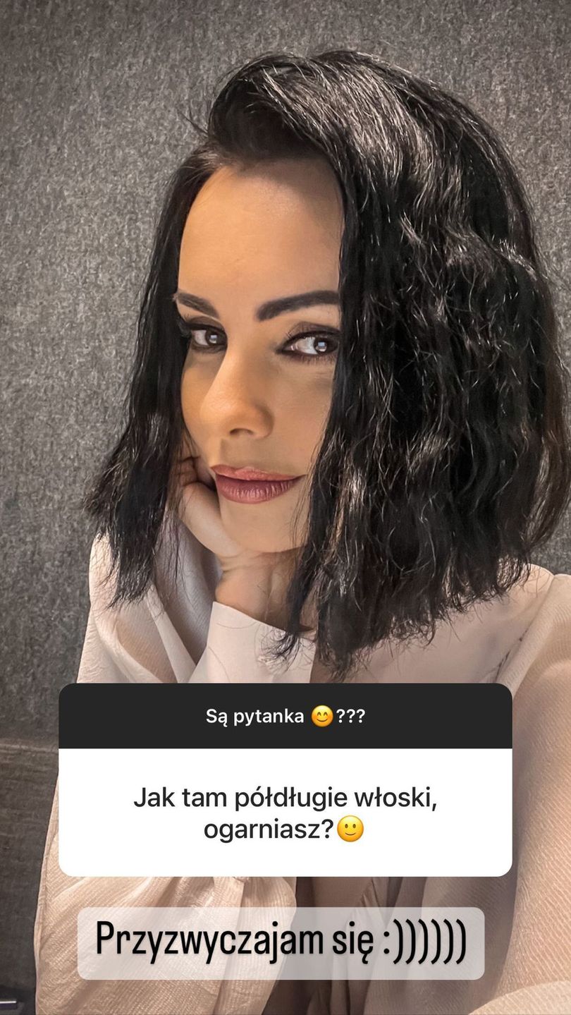 Dorota Gardias w nowej fryzurze