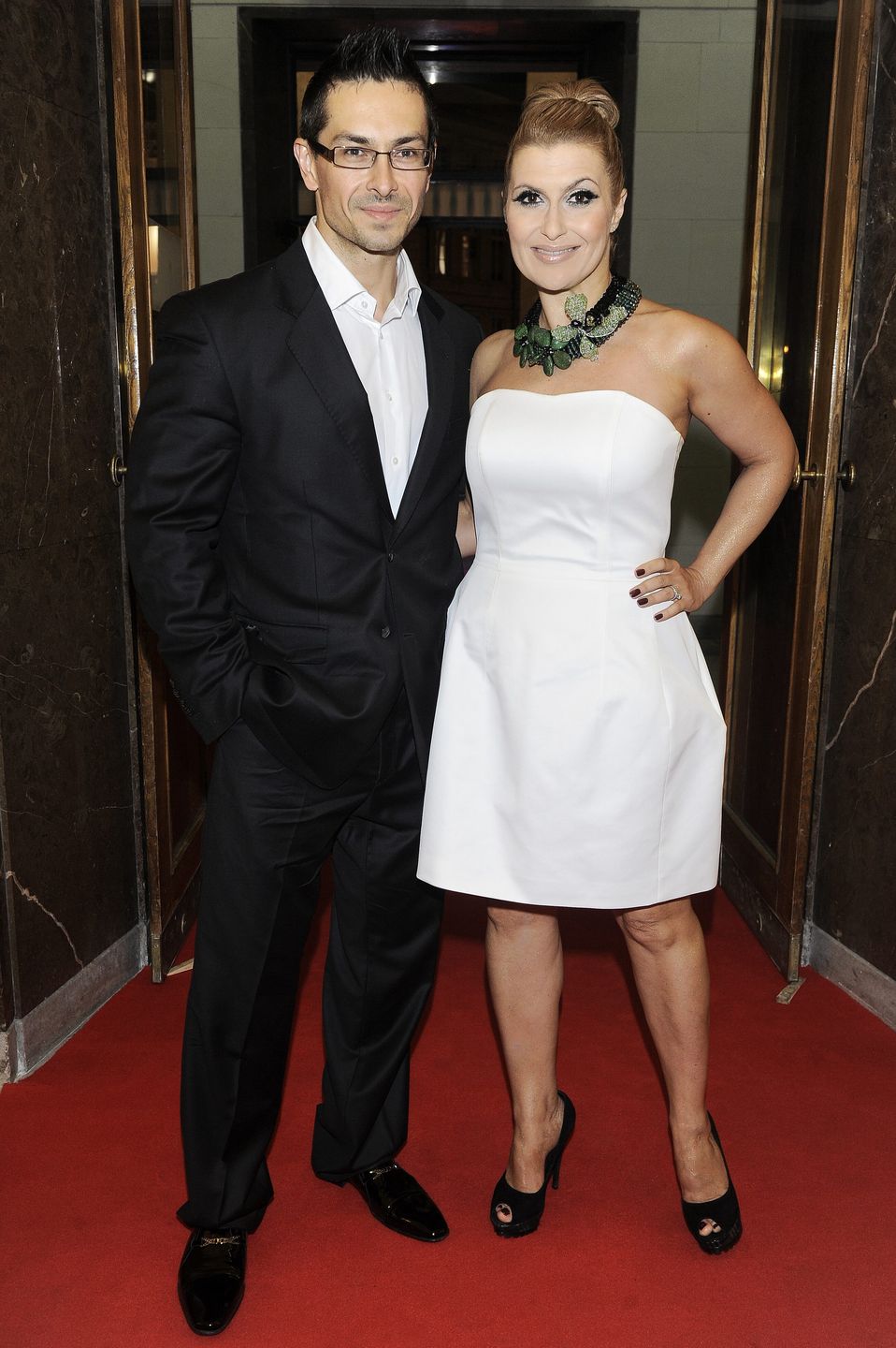 Katarzyna Skrzynecka z mężem