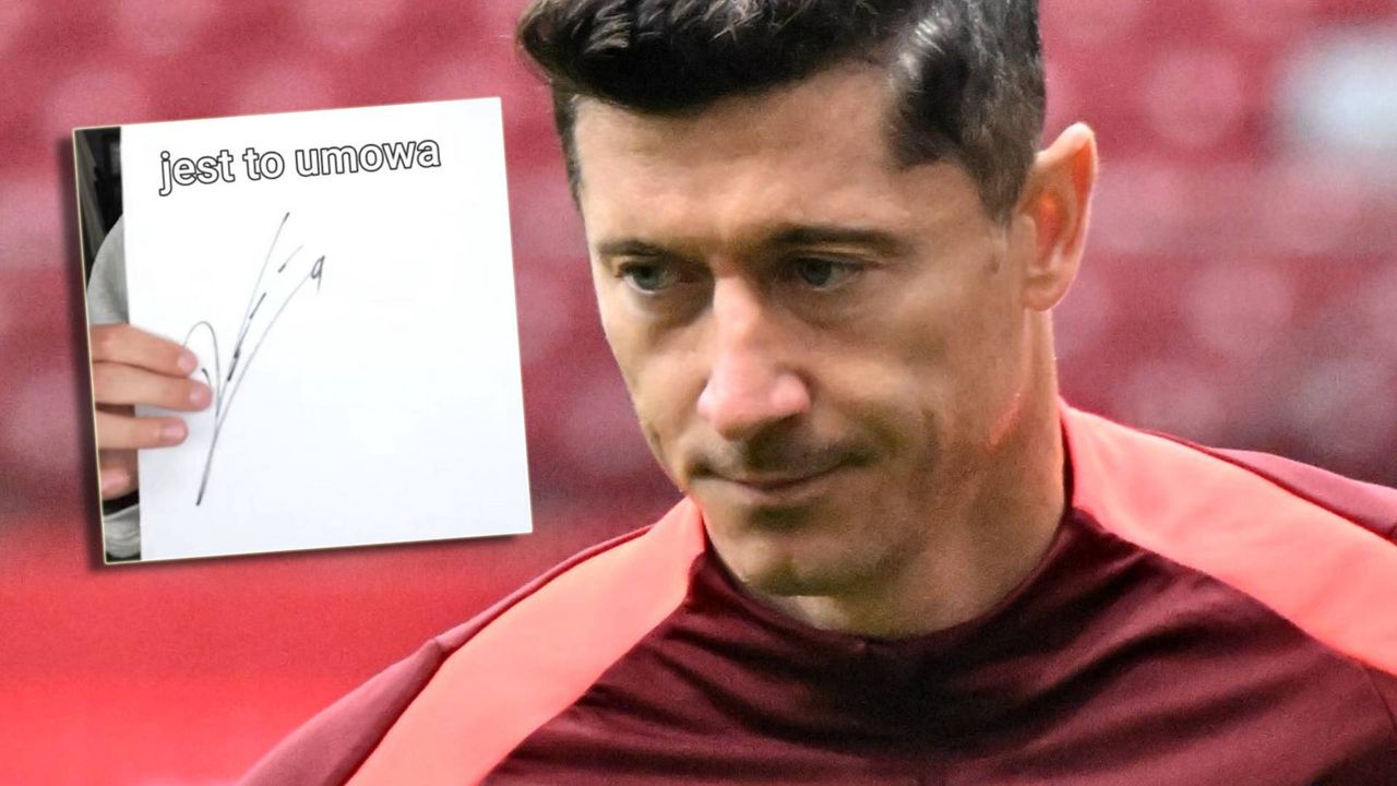 Robert Lewandowski ofiarą podstępu. Myślał, że daje autograf, a podpisał UMOWĘ