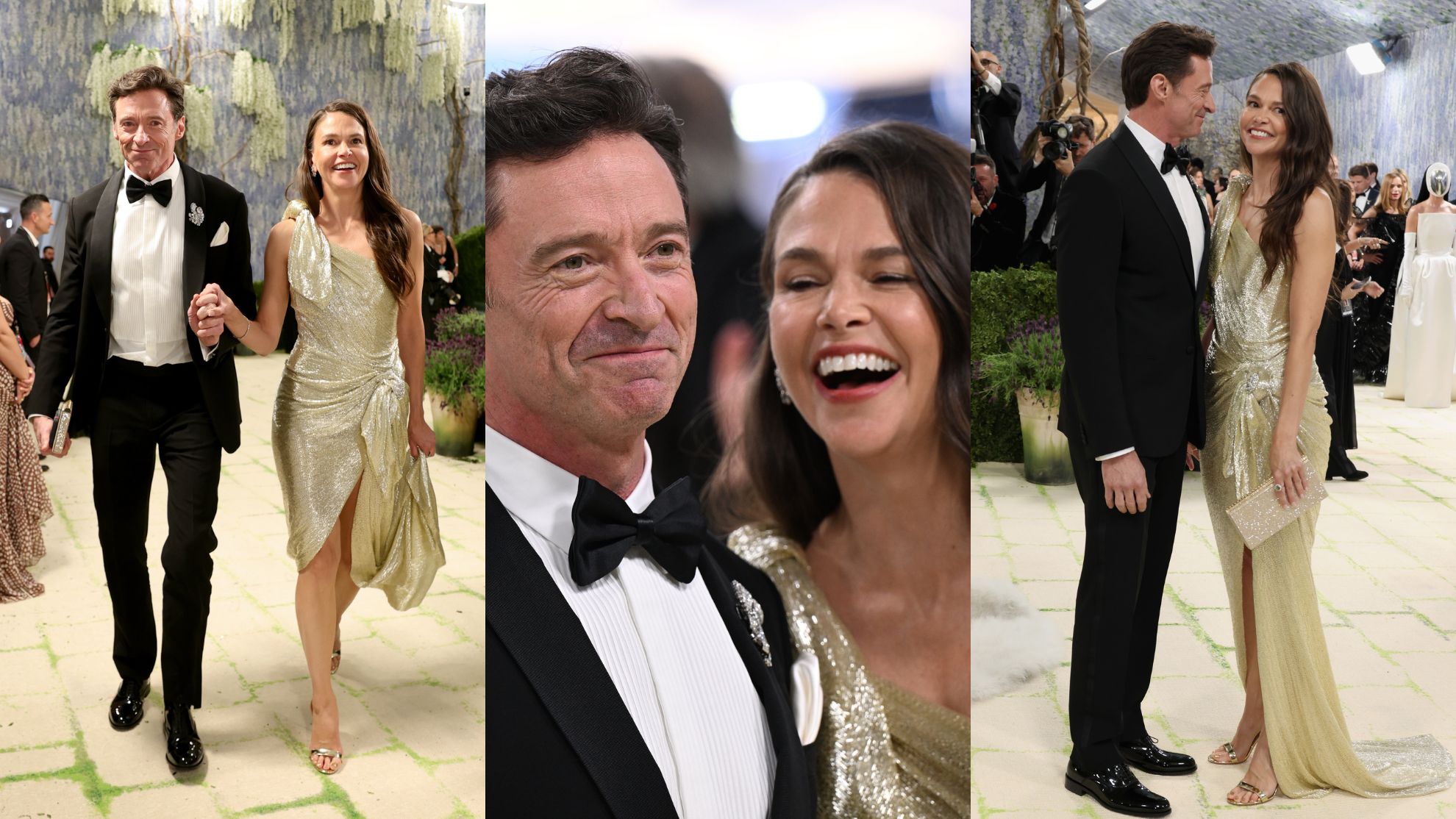 Hugh Jackman i jego nowa wybranka na Met Gali