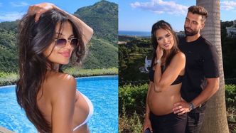 Będąca przy nadziei Klaudia El Dursi wdzięczy się w bikini, opalając ciążowy brzuch