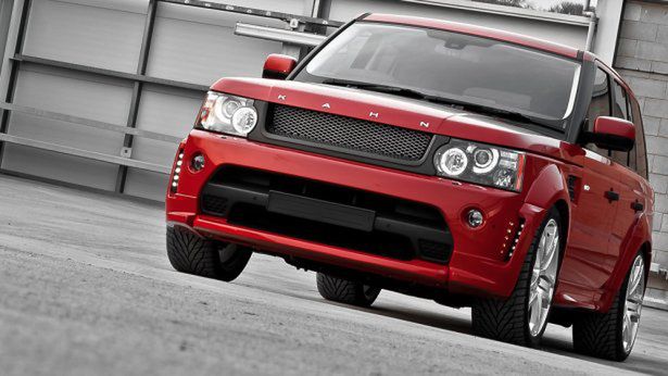 Red Ranger - czerwony Range Rover Sport od Project Kahn