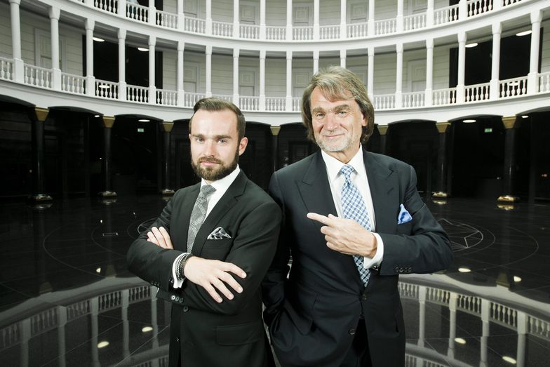 Sebastian i Jan Kulczykowie w 2013 r.