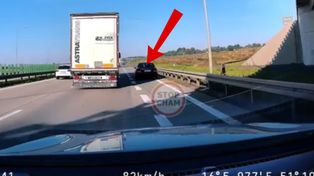 Chciał zjechać z A4. Nagle auto z Niemiec. "Mało brakowało"