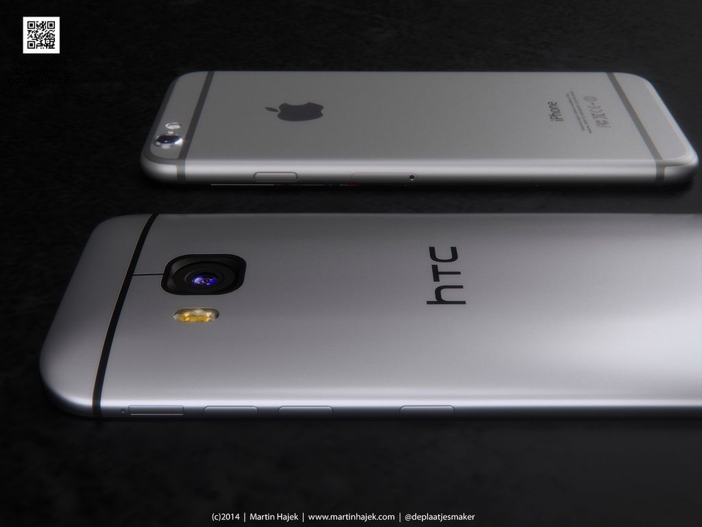 HTC One (M9), Galaxy S6 i iPhone 6 - porównanie renderów 21