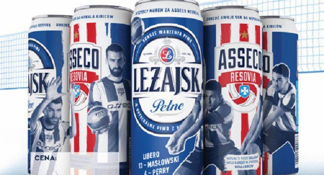 „Wszyscy murem za Asseco Resovią” w akcji piwa Leżajsk