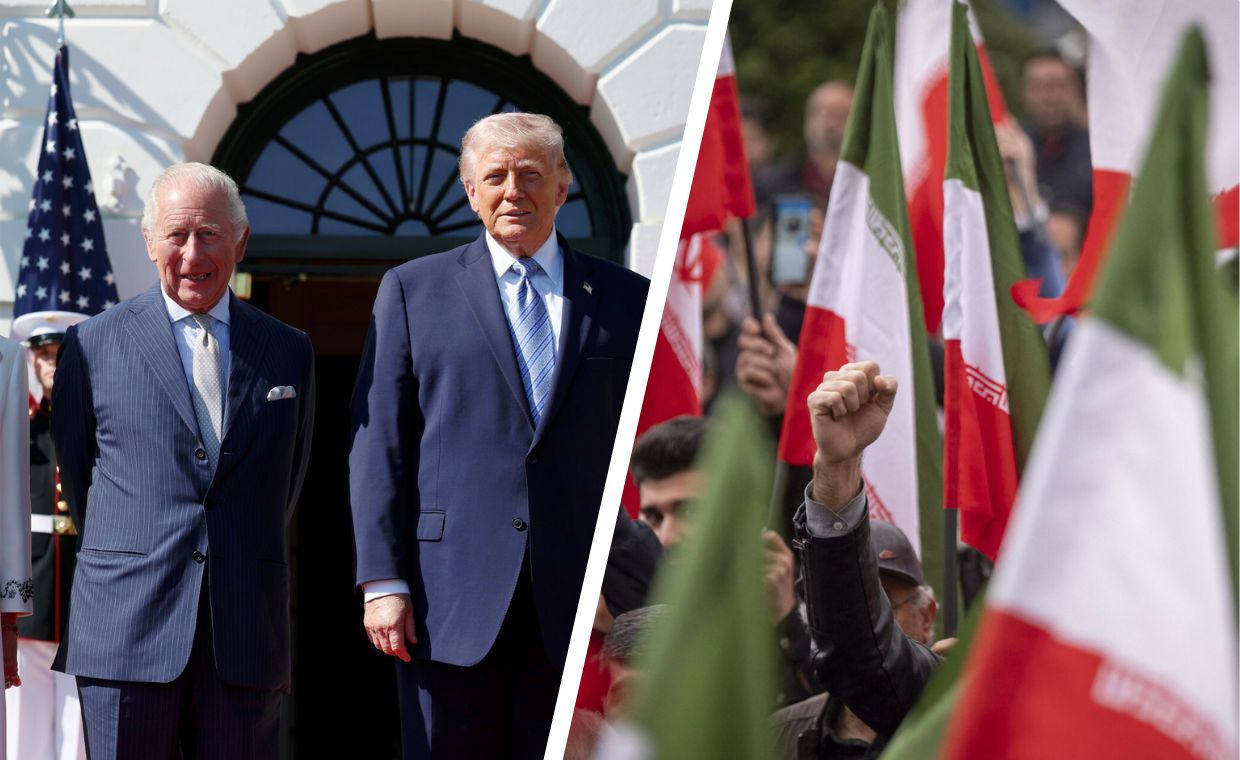 Działo się w nocy. Król Karol w USA i niepewność ws. Iranu