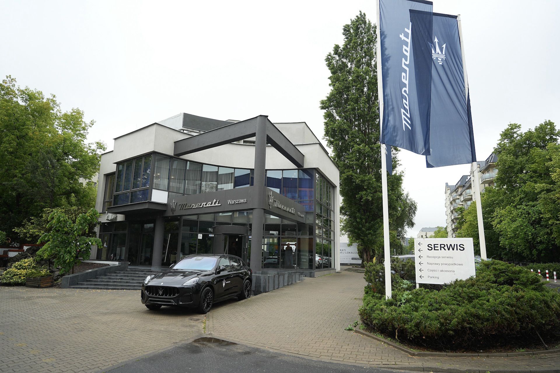 Salon nowego dystrybutora Maserati w Warszawie