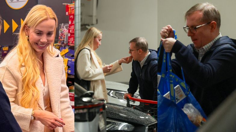 Marianna Schreiber na zakupach z Przemysławem Czarneckim