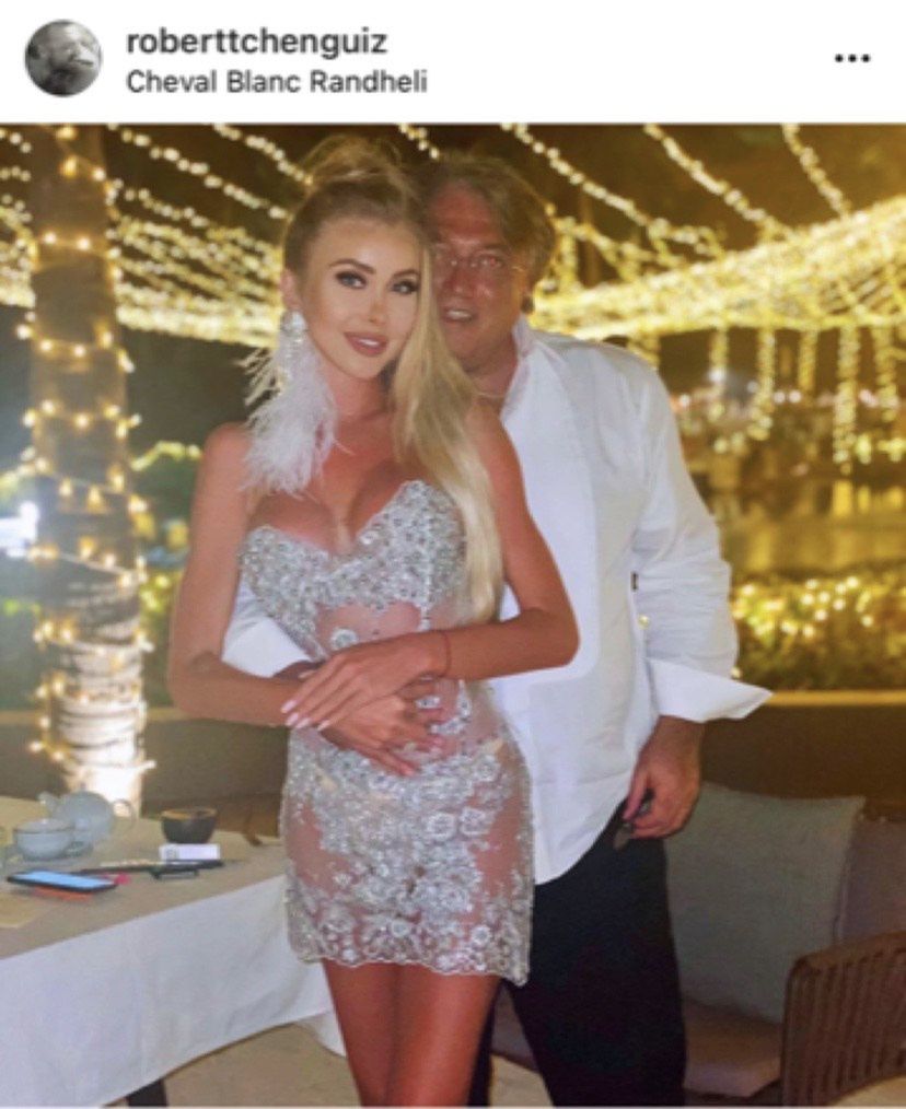 Julia Dybowska i Robert Tchenguiz