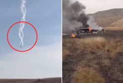 Katastrofa lotnicza w Gruzji. Dramatyczne nagrania świadków