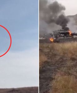 Katastrofa lotnicza w Gruzji. Dramatyczne nagrania świadków