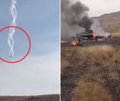 Katastrofa lotnicza w Gruzji. Dramatyczne nagrania świadków