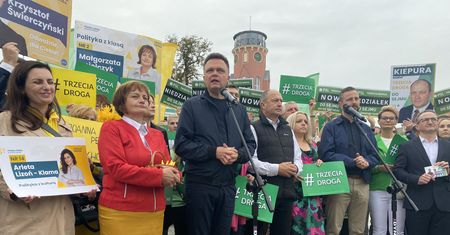 Padło pytanie o marsz Tuska. Jasny sygnał od Hołowni