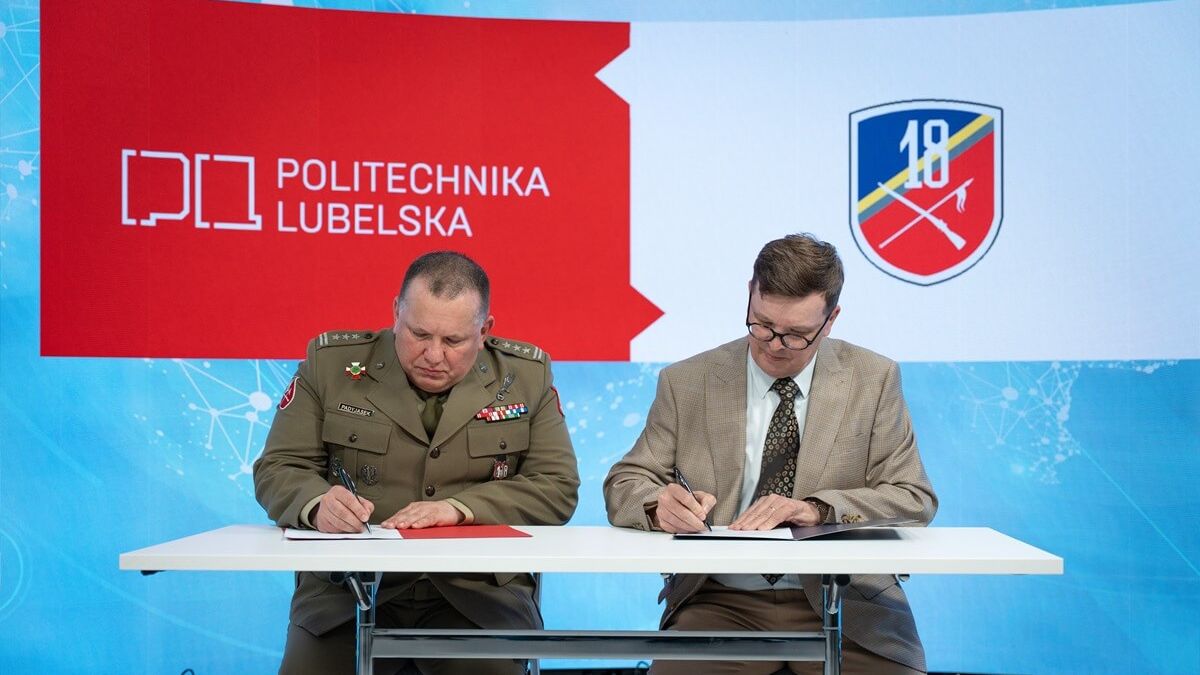 Politechnika Lubelska podpisała porozumienie z 18. Brygadą Zmotoryzowaną