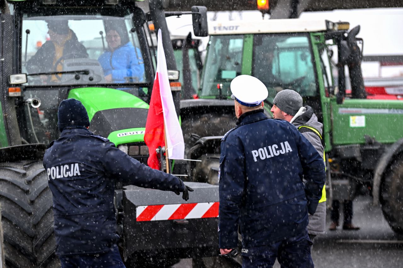 Protest rolników. Poważna blokada w Toruniu