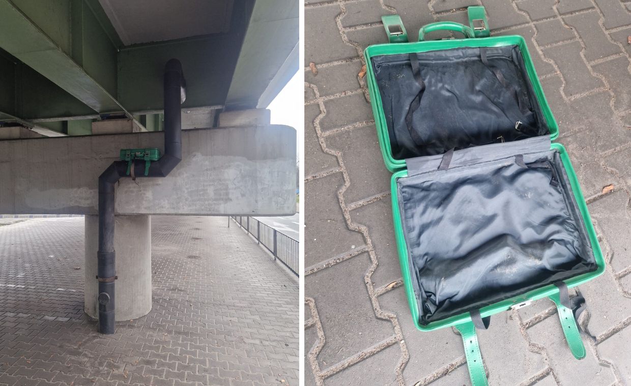 Warszawa: kolejna akcja pirotechników. Tajemniczy pakunek pod wiaduktem