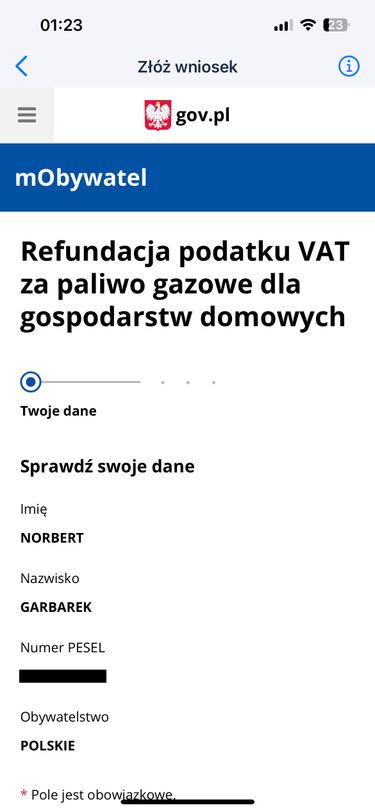 Aplikacja mObywatel 2.0.