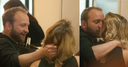TYLKO U NAS: Pijany Szyc całuje dziewczynę! (ZDJĘCIA)