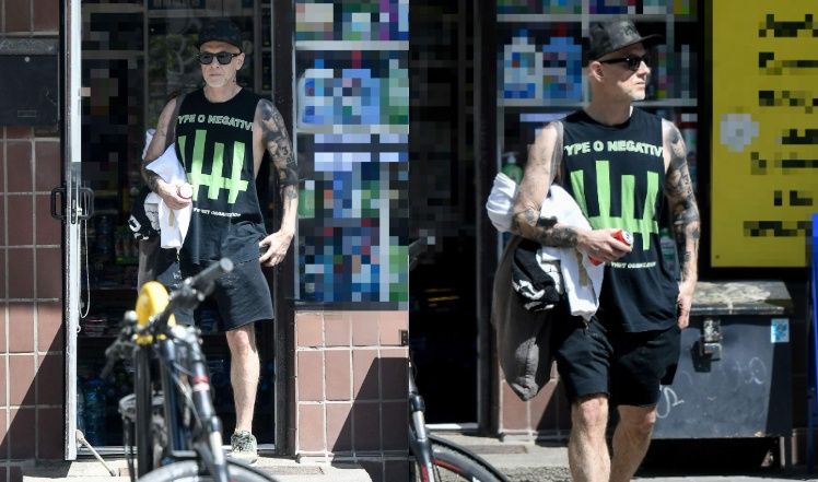 Nergal "przyłapany" z partnerką na mieście 