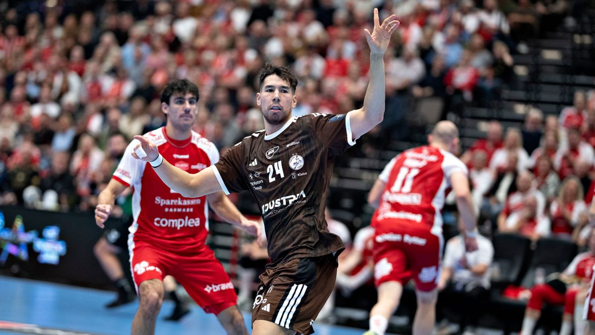 PAP/EPA / Henning Bagger / Na zdjęciu: Daniel Dujshebaev