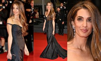 Amal Clooney zarzuca długimi włosami, emanując elegancją na Festiwalu Filmowym w Cannes