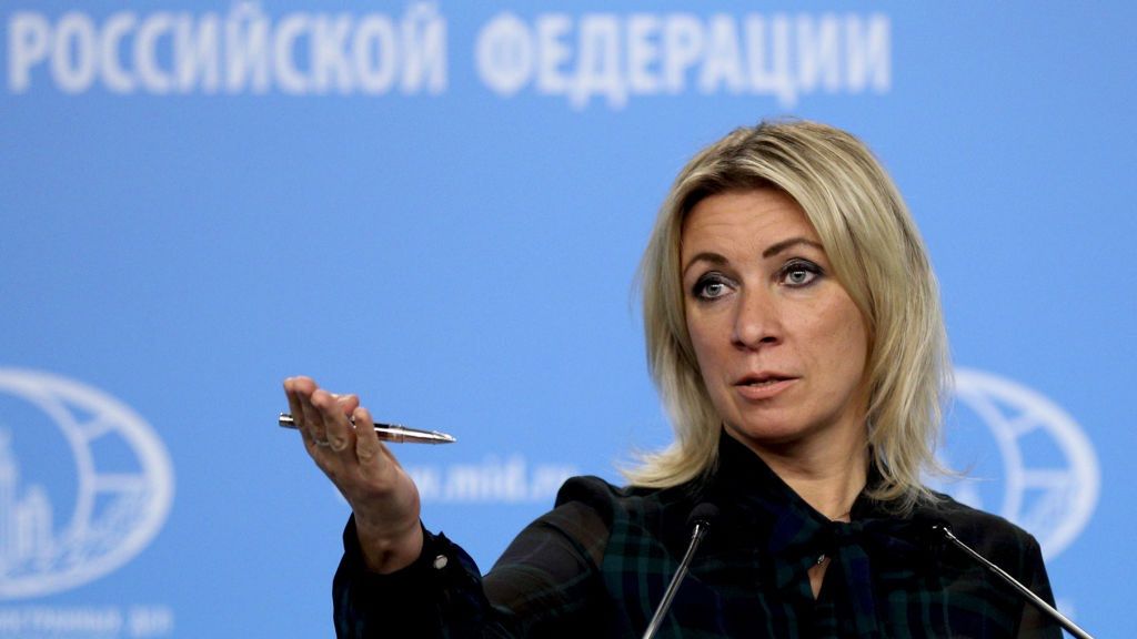 Russian FM Spokesperson Maria Zakharova holds press conference
MOSCOW, RUSSIA - OCTOBER 15: (----EDITORIAL USE ONLY â MANDATORY CREDIT - "Russian Foreign Ministry Press Service/ HANDOUT" - NO MARKETING NO ADVERTISING CAMPAIGNS - DISTRIBUTED AS A SERVICE TO CLIENTS----) Director of the Information and Press Department of the Ministry of Foreign Affairs of Russia, Maria Zakharova attends a press conference at the Russian Foreign Ministry building in Moscow, Russia on October 15, 2020. (Photo by RUS Foreign Ministry/Anadolu Agency via Getty Images)
Anadolu
director of the information and press department of the ministry, maria zakharova, moscow