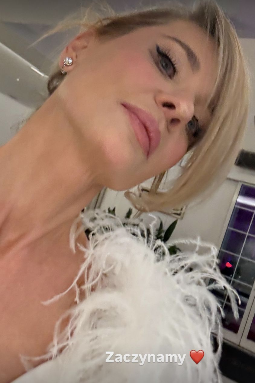 Aneta Kręglicka w bieli