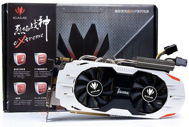 Colorful iGame GTX 650 TI BOOST karta graficzna opakowanie zdjęcie