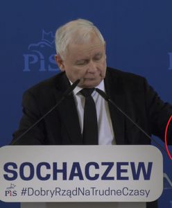 Wpadka Jarosława Kaczyńskiego w Sochaczewie. "Przepraszam!"