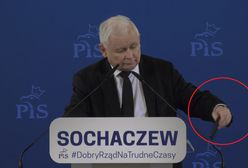 Wpadka Jarosława Kaczyńskiego w Sochaczewie. "Przepraszam!"