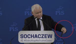 Wpadka Jarosława Kaczyńskiego w Sochaczewie. "Przepraszam!"